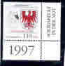A stamp　Issued by GERMANY in 1997.