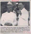 King SIHANOUIK arrived PHNOM PENH （Right-4 1998.10.7.CHINA DAILY）